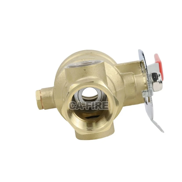 Brass Drain Valve For Fire Protection System PN16 Threaded Fire Pipeline Drain Valve suppliers