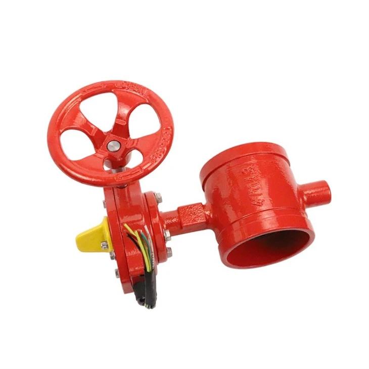 Fire Grooved Signal Butterfly Valve